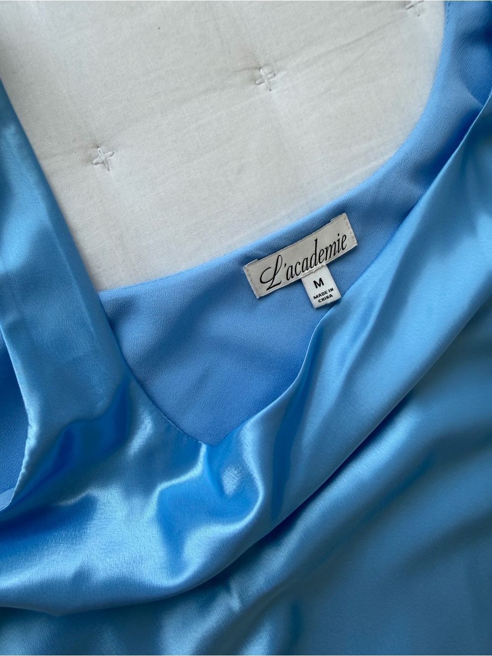 L’Academie Medium Laetitia Maxi Dress in Blue - Picture 8 of 8